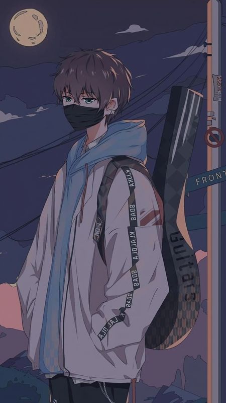 Best Anime Boy With Guitar Wallpaper Download | MobCup