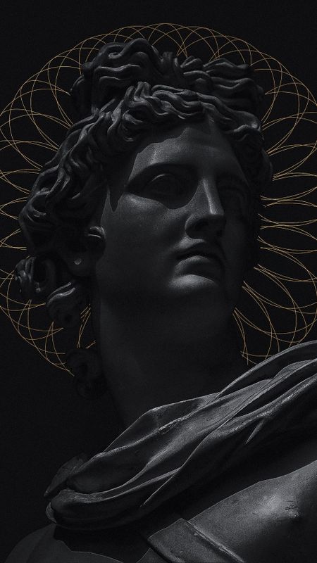 Greek Statue Vaporwave Wallpapers  Synthwave Wallpaper iPhone