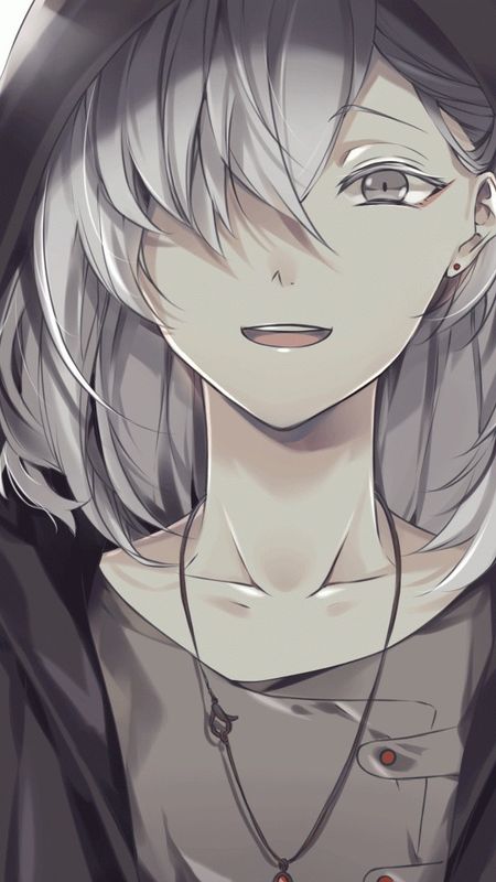 Download Caption: Mysterious Anime Boy with a Black Mask Wallpaper |  Wallpapers.com