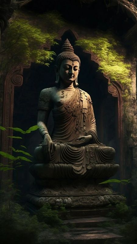 Buddh Bhagwan Ka - Nature Effect Wallpaper Download | MobCup