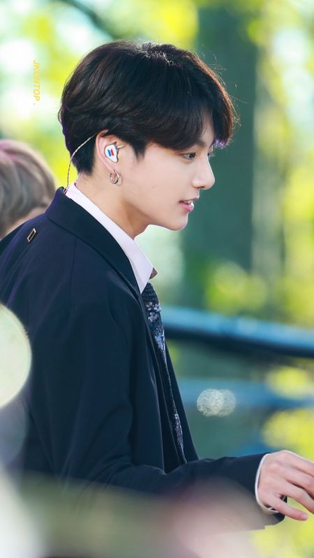 Jungkook in black suit Wallpapers Download