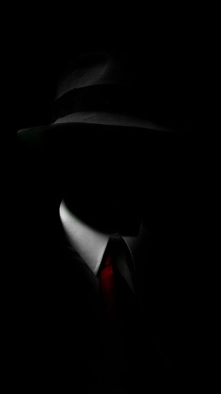 Dark Black Man With No Face Wallpaper Download | MobCup