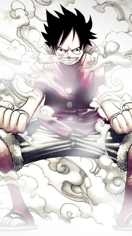 Luffy - White Background Wallpaper Download | MobCup