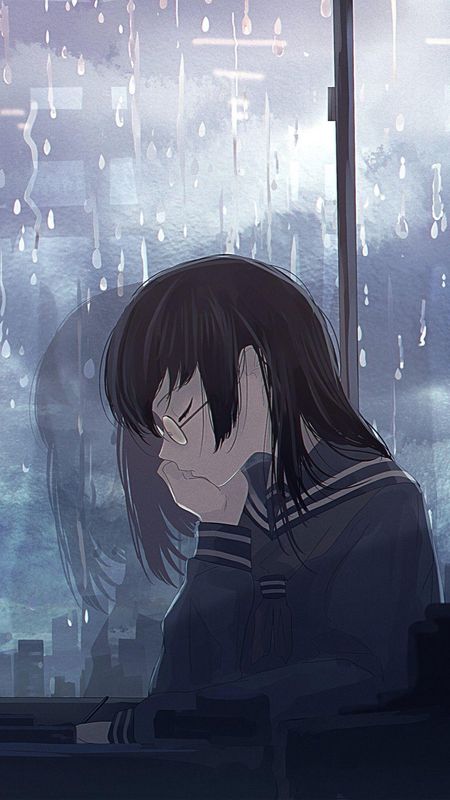 Anime Sad Girl - Depressed Wallpaper Download | MobCup