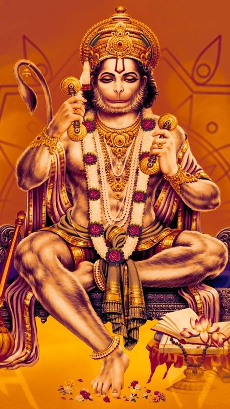 Hanuman Ji In Bhakti Wallpaper Download | MobCup