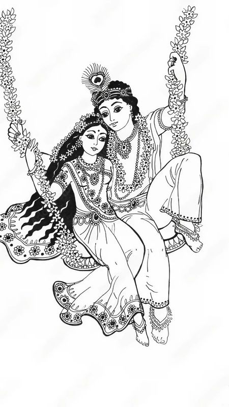  Baby Lord Krishna Sketch Wallpaper Full HD  MyGodImages