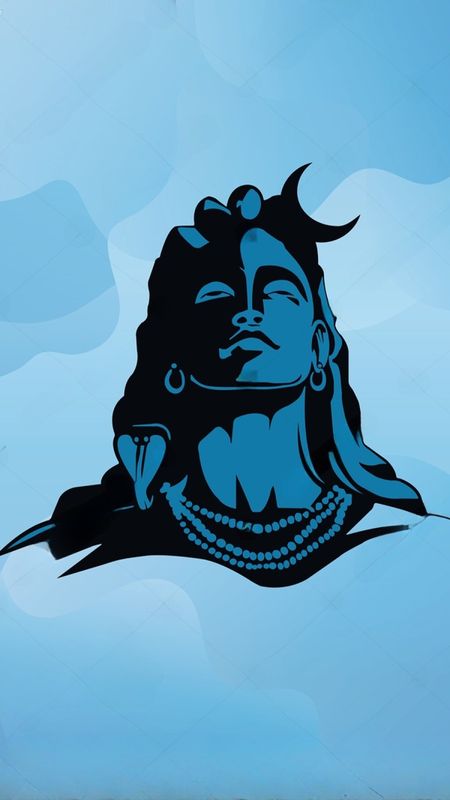 Shiv Shankar Bholenath Ke - Adiyogi Shadow Effect Wallpaper Download ...