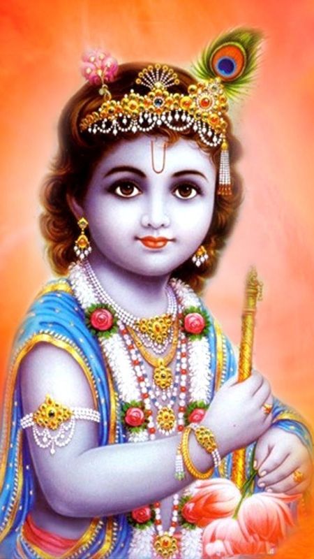 Baby Krishna Photos - krishna with flute Wallpaper Download | MobCup