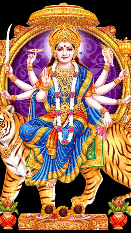 Maa Durga Ki  Mataji Wallpaper Download | MobCup