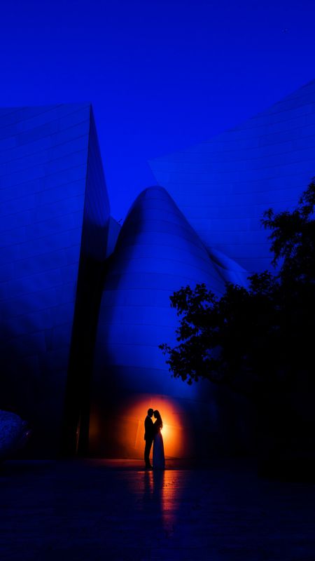 Couple Silhouettes Love Wallpaper