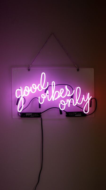 Good Vibes Only Wallpaper Mobcup - Good Vibes Only Wallpaper Neon