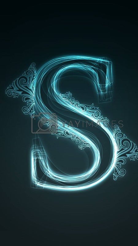S Name - Blue Fire Wallpaper Download | MobCup