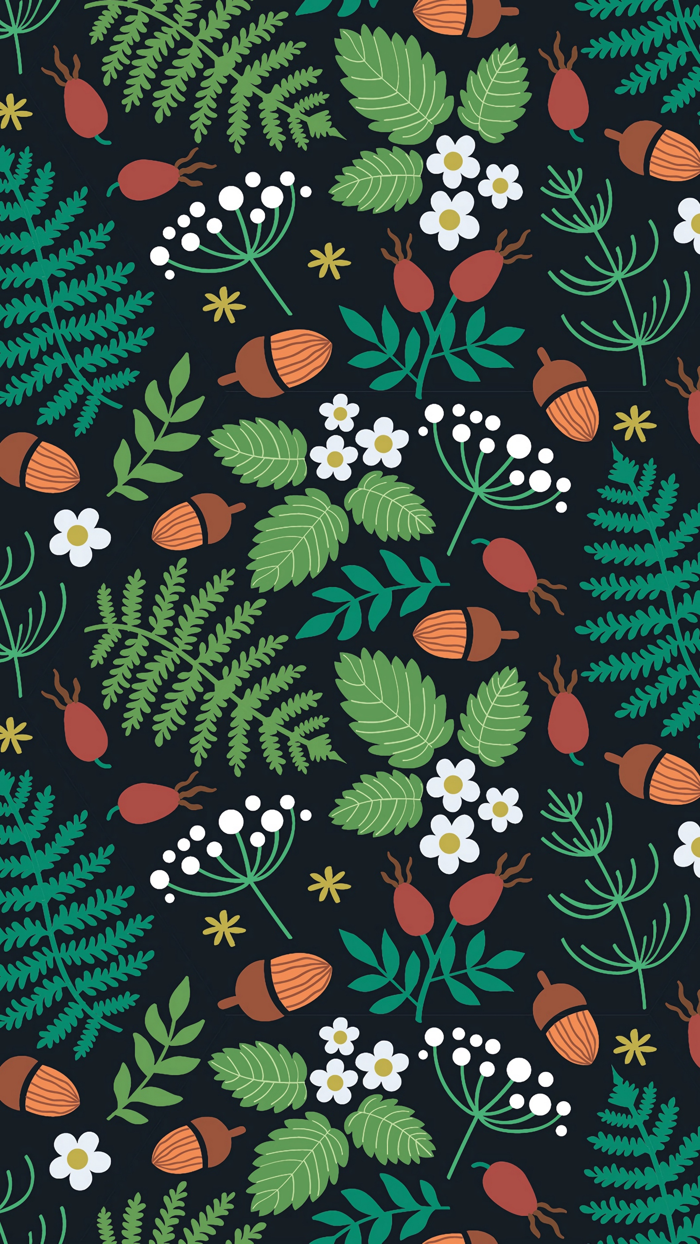 Green Leaves pattern