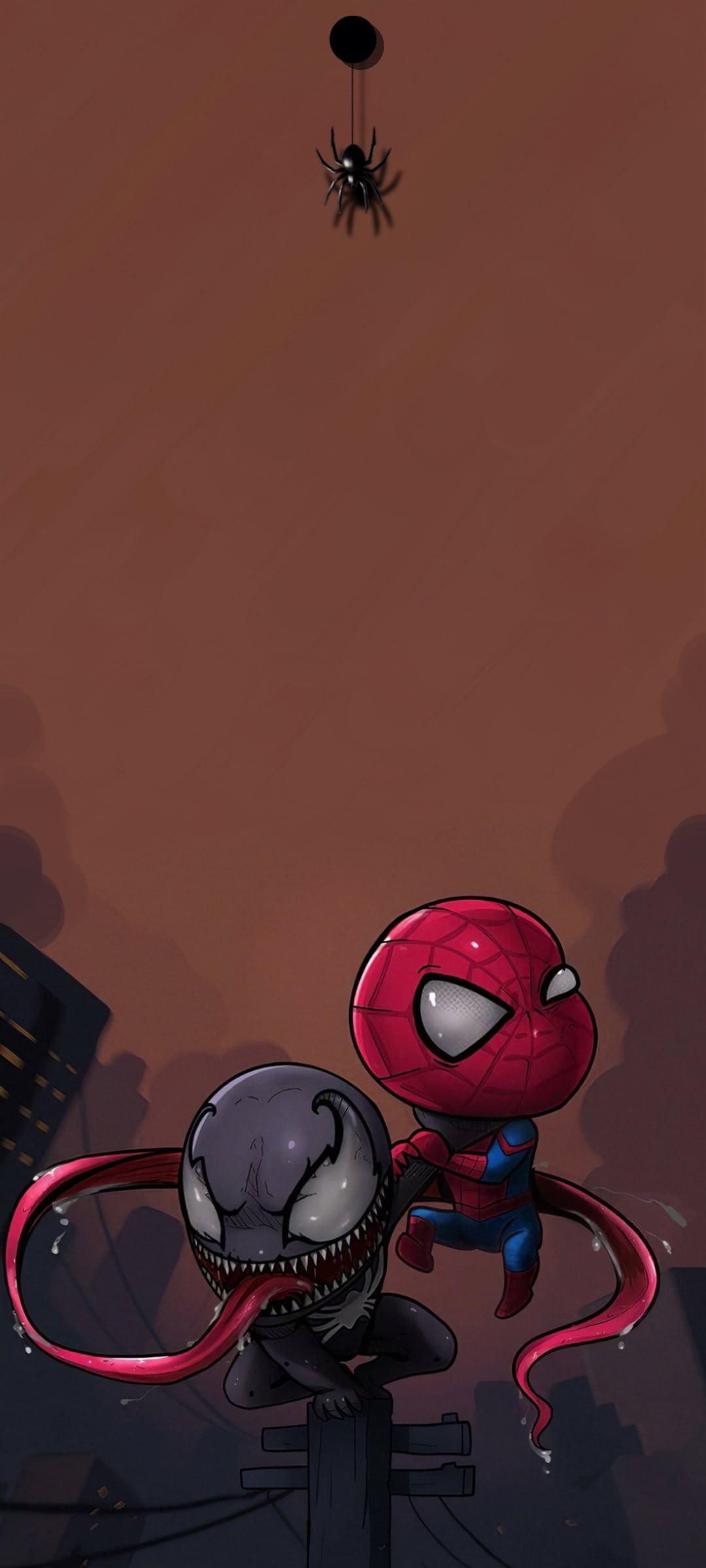 Punch hole - small spiderman