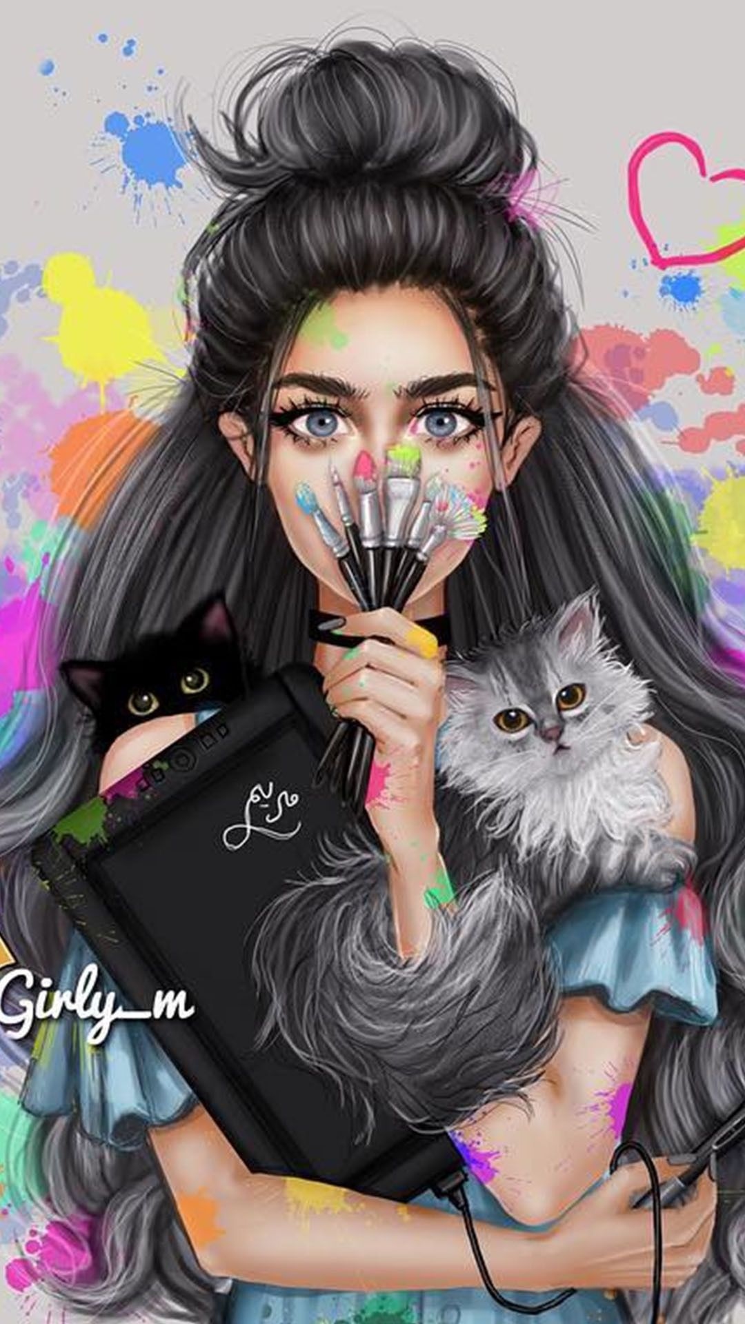 Girly M | Painting | Background