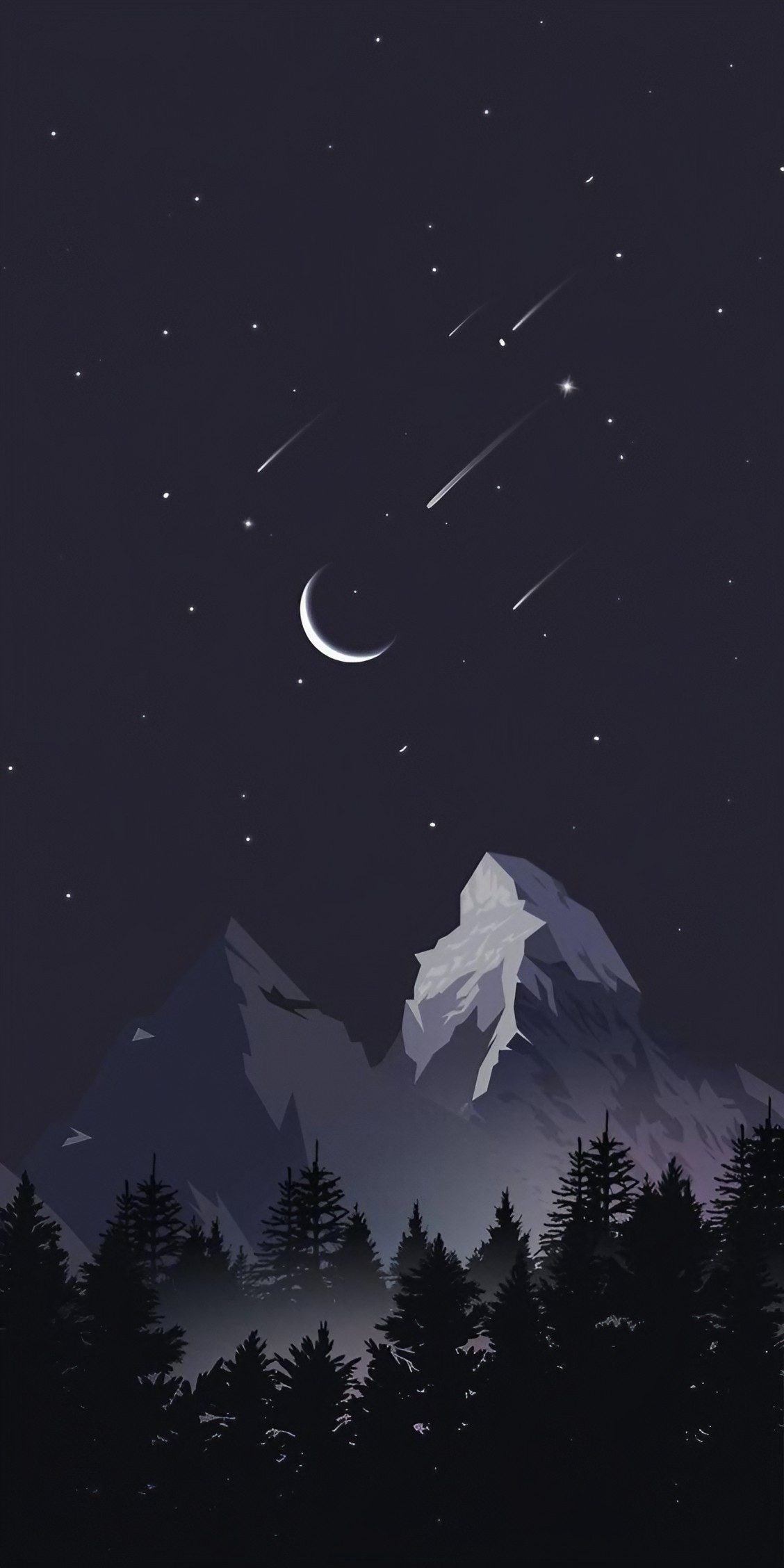 Minimalist - Winter mountain