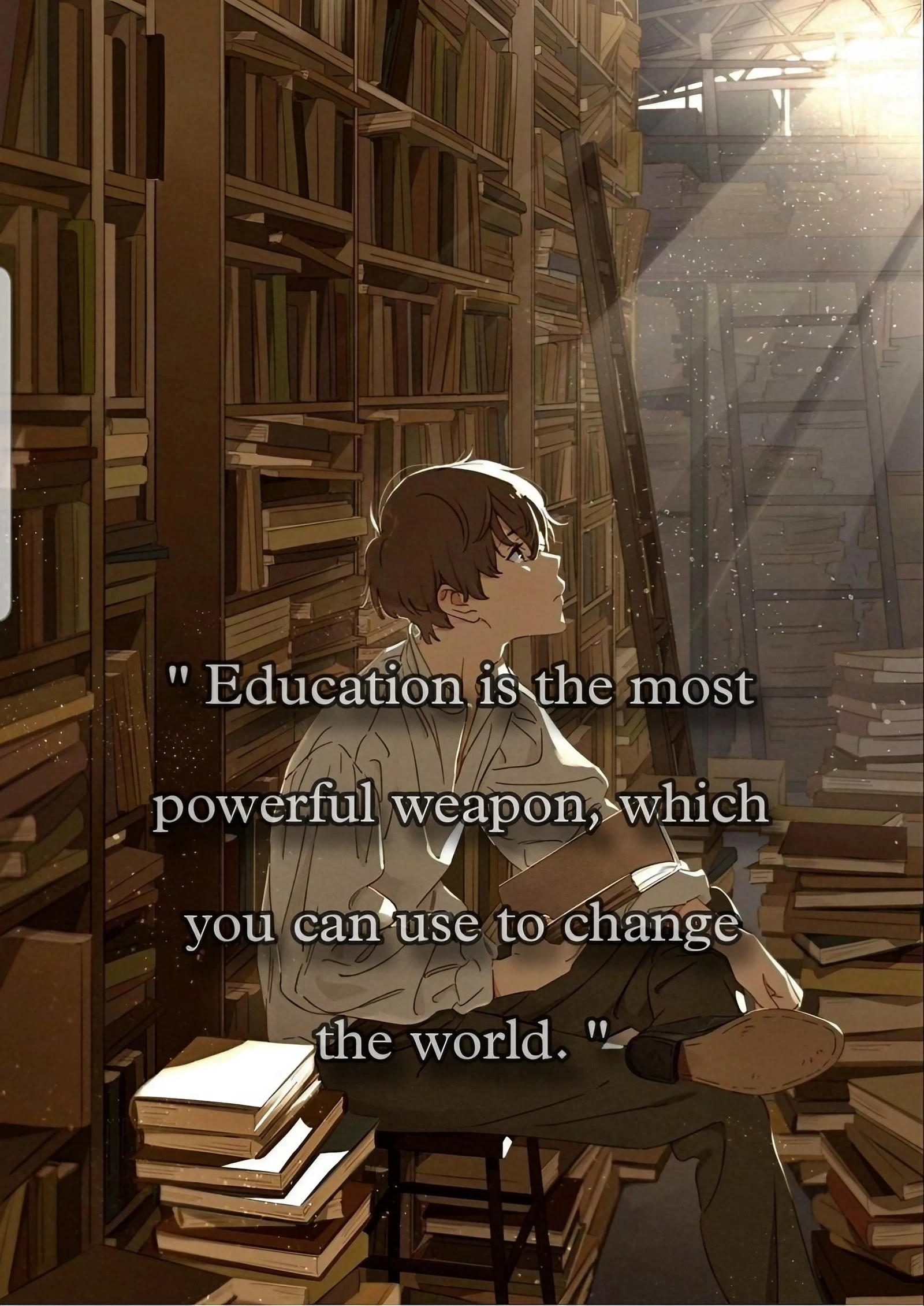 Study Quotes - Education Is The Most Powerful Weapon