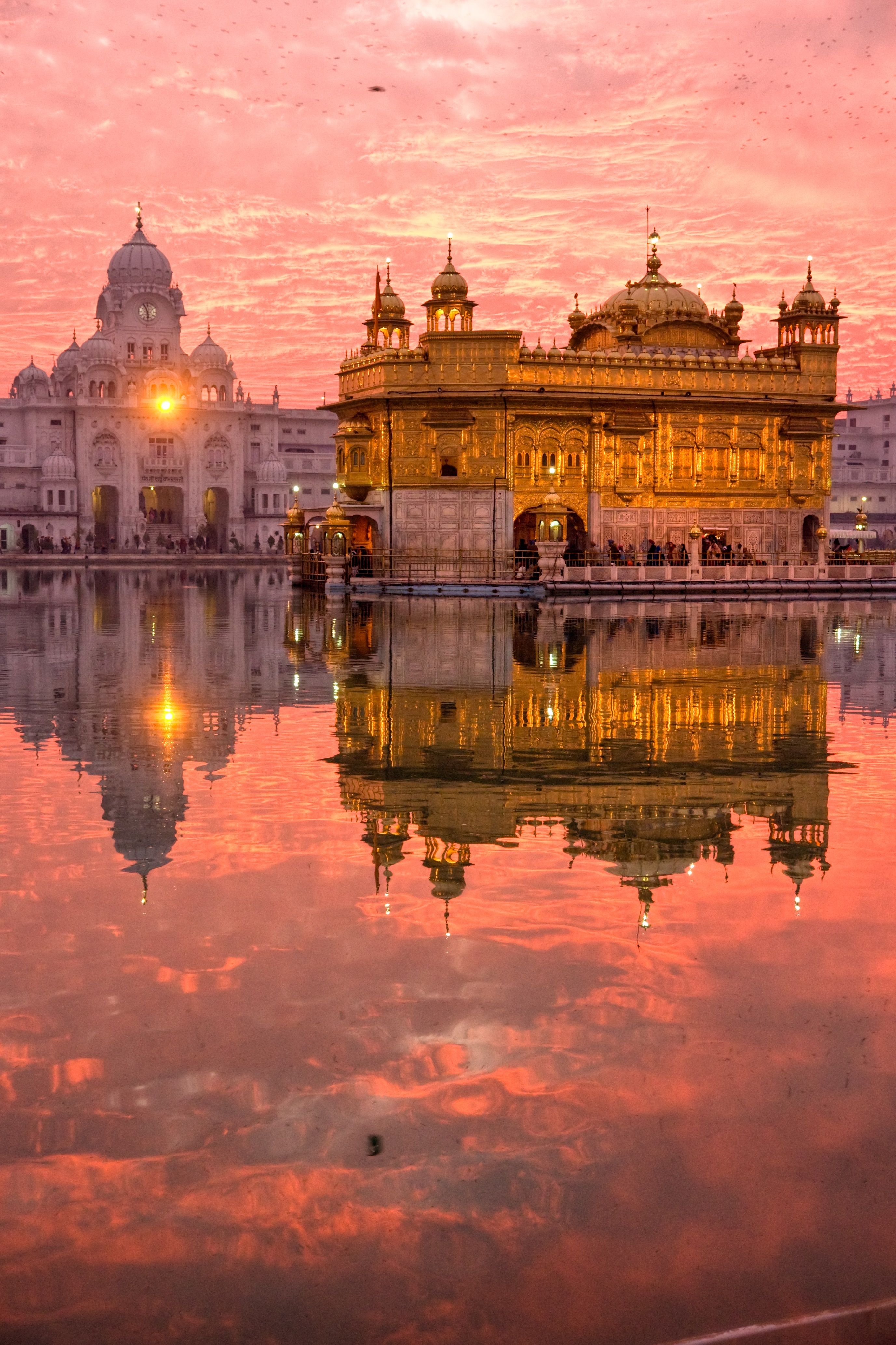 Waheguru - Golden Temple - Water Reflection