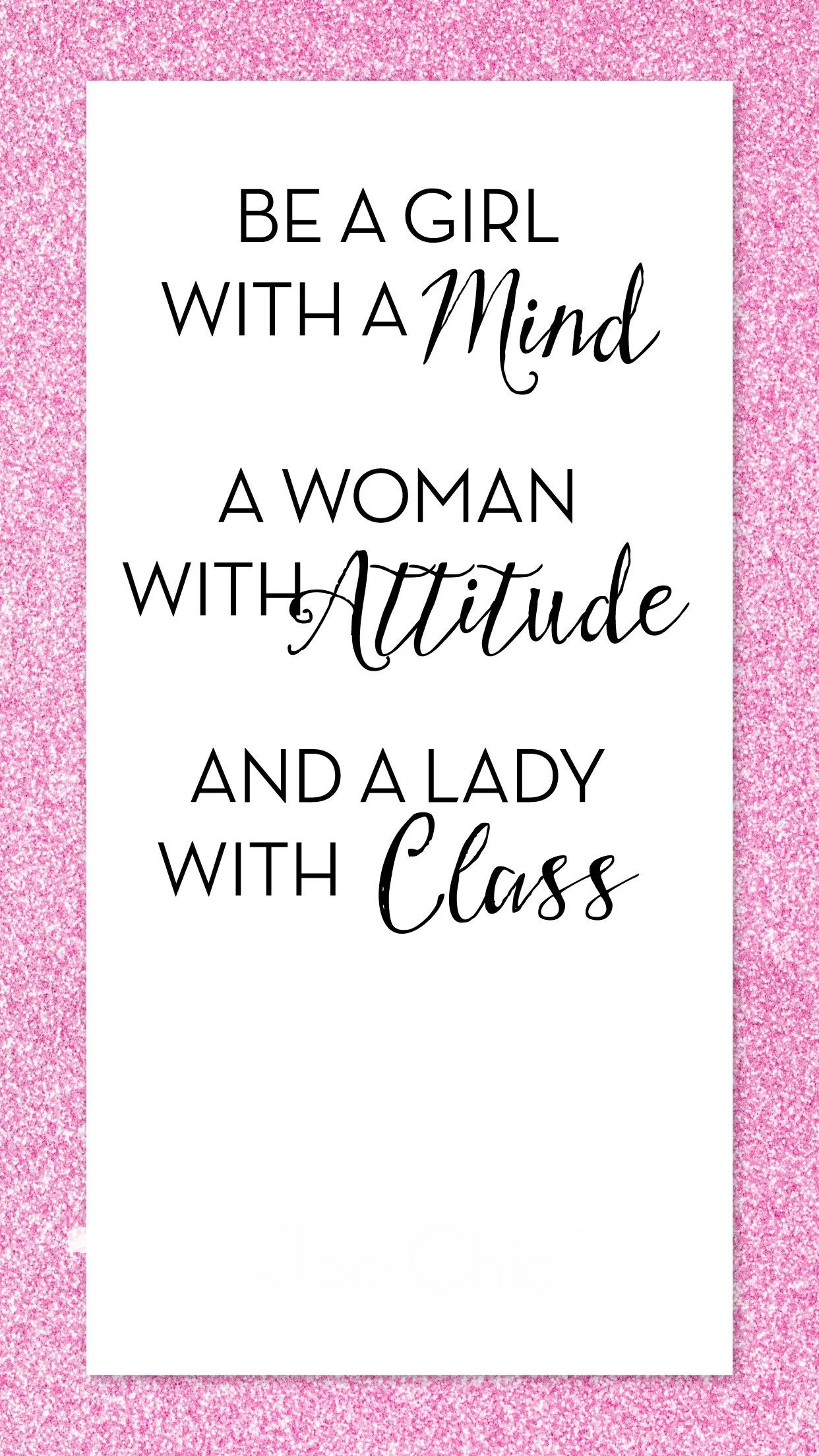 Attitude Quotes - be a girl with a mind