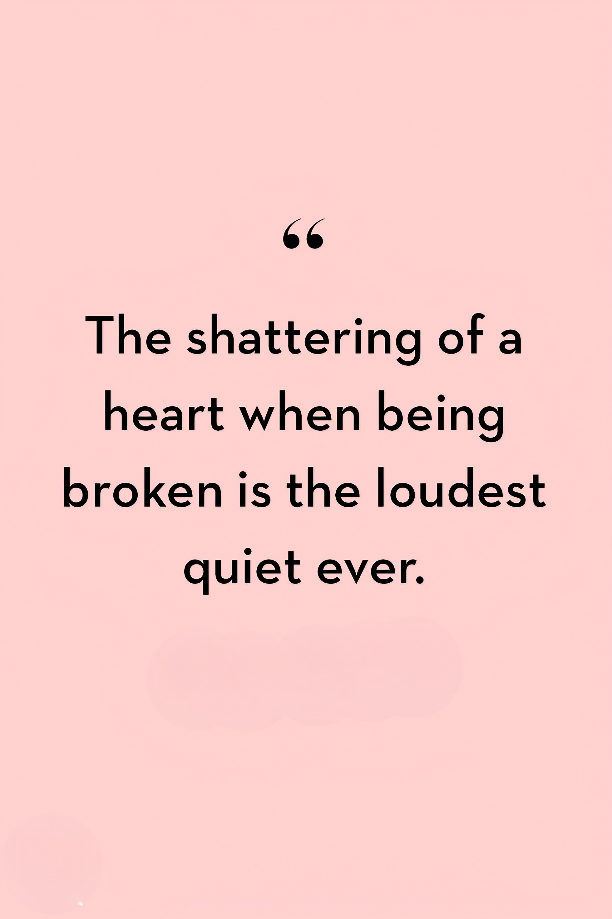 Broken quotes - The shattering