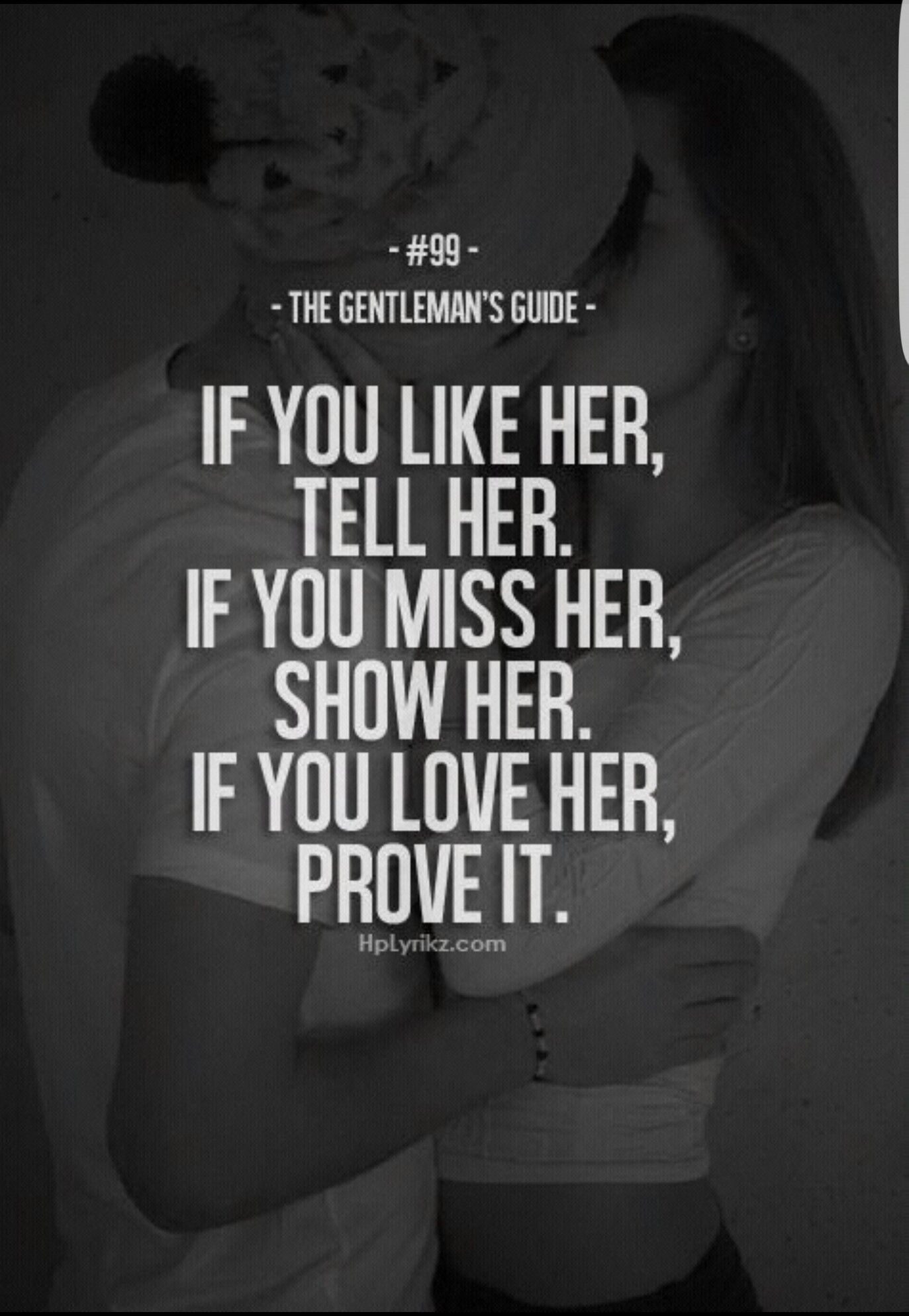 If You Like Her - Love Quote