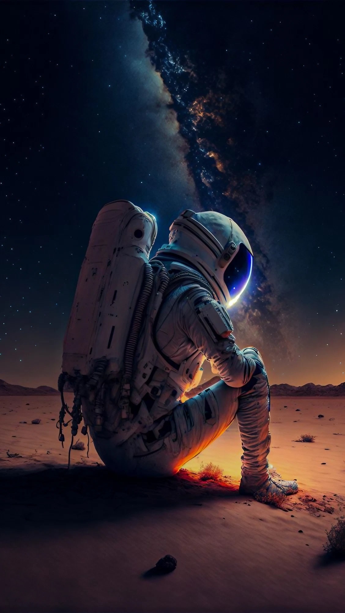 Astronaut Sitting