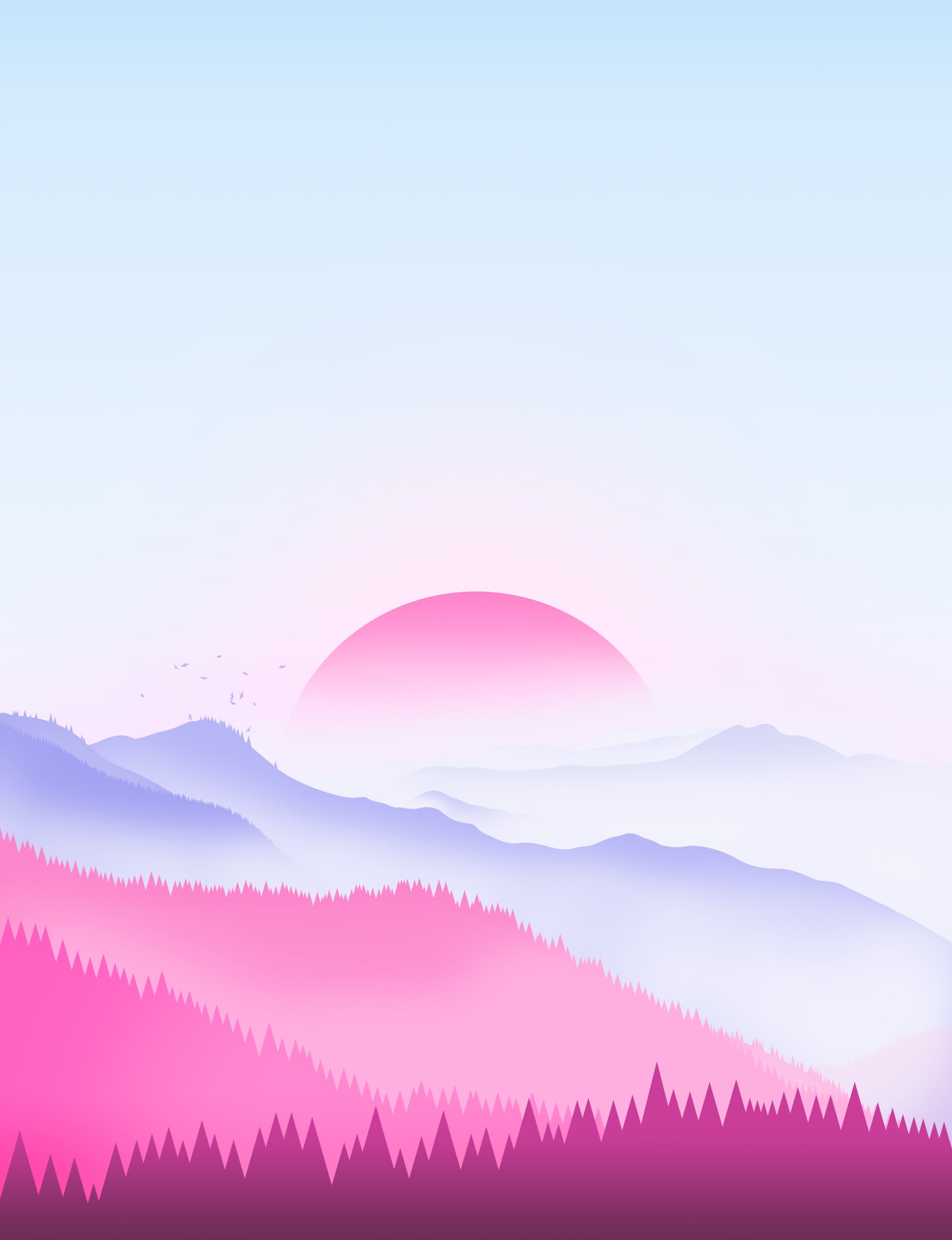 Vector art - Sunset