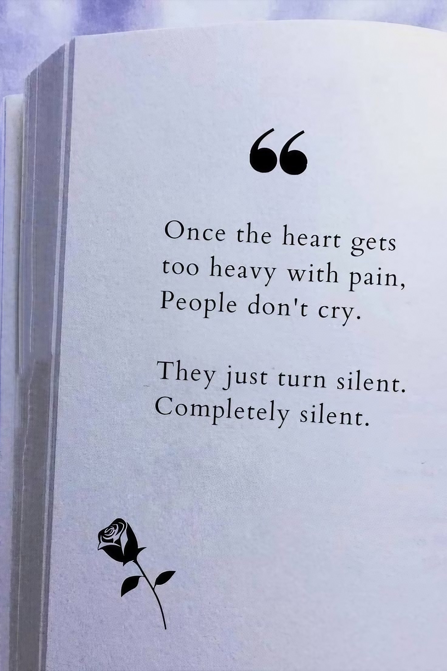 Broken quotes - Once the heart