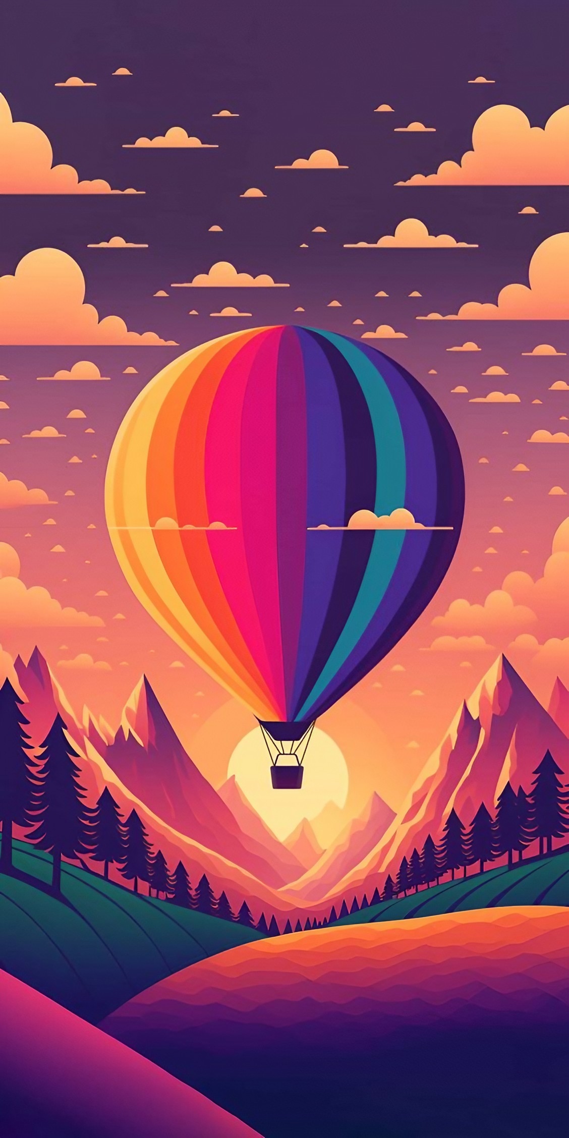 Minimalist - Hot air balloon