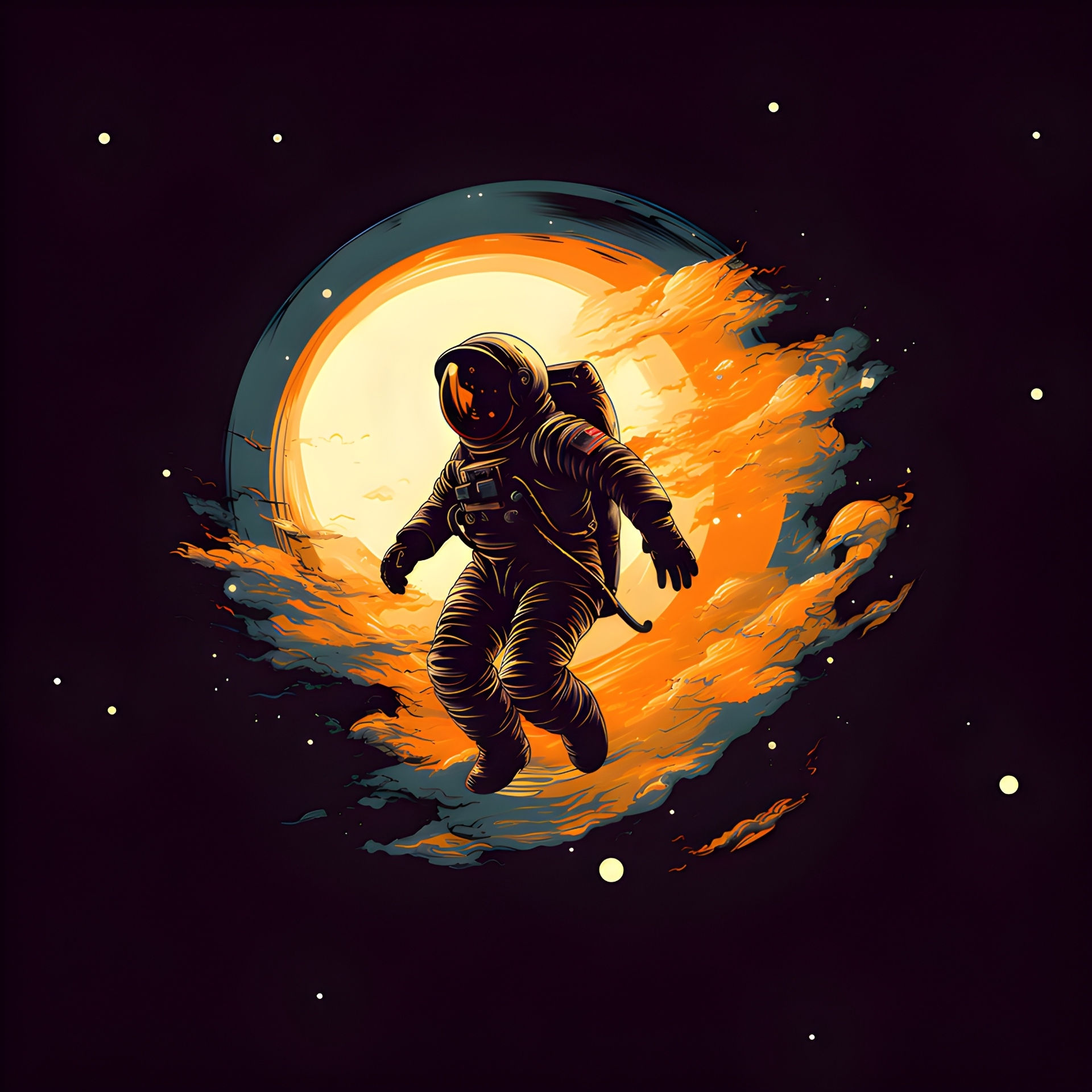 Astronaut - Digital Art