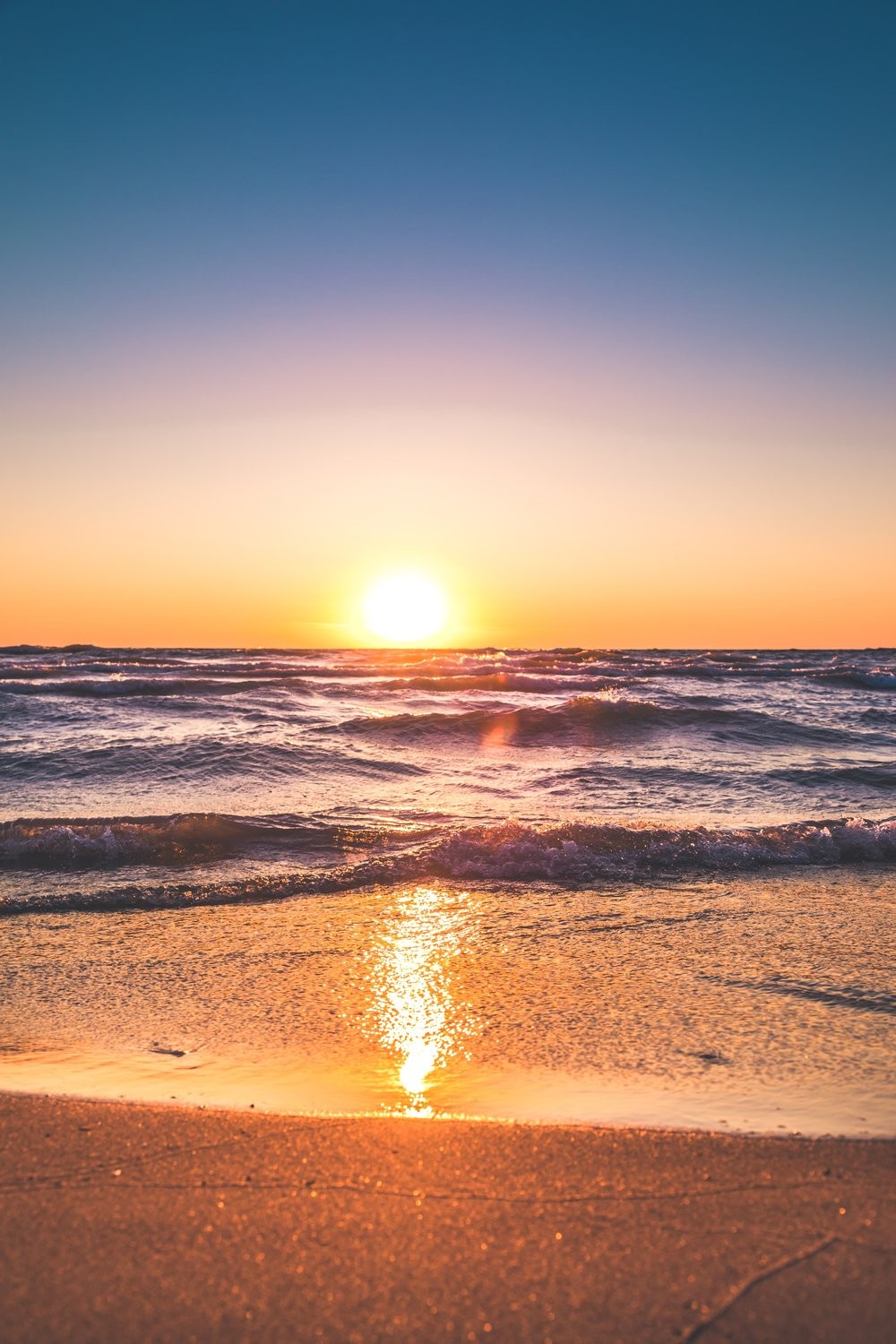 sunrise in beach