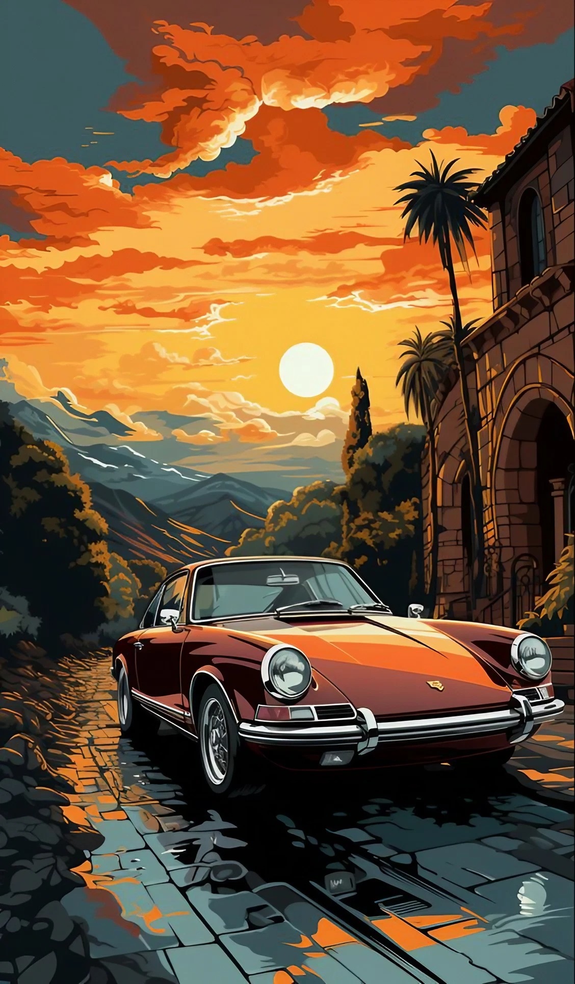 Vintage Car - Artwork