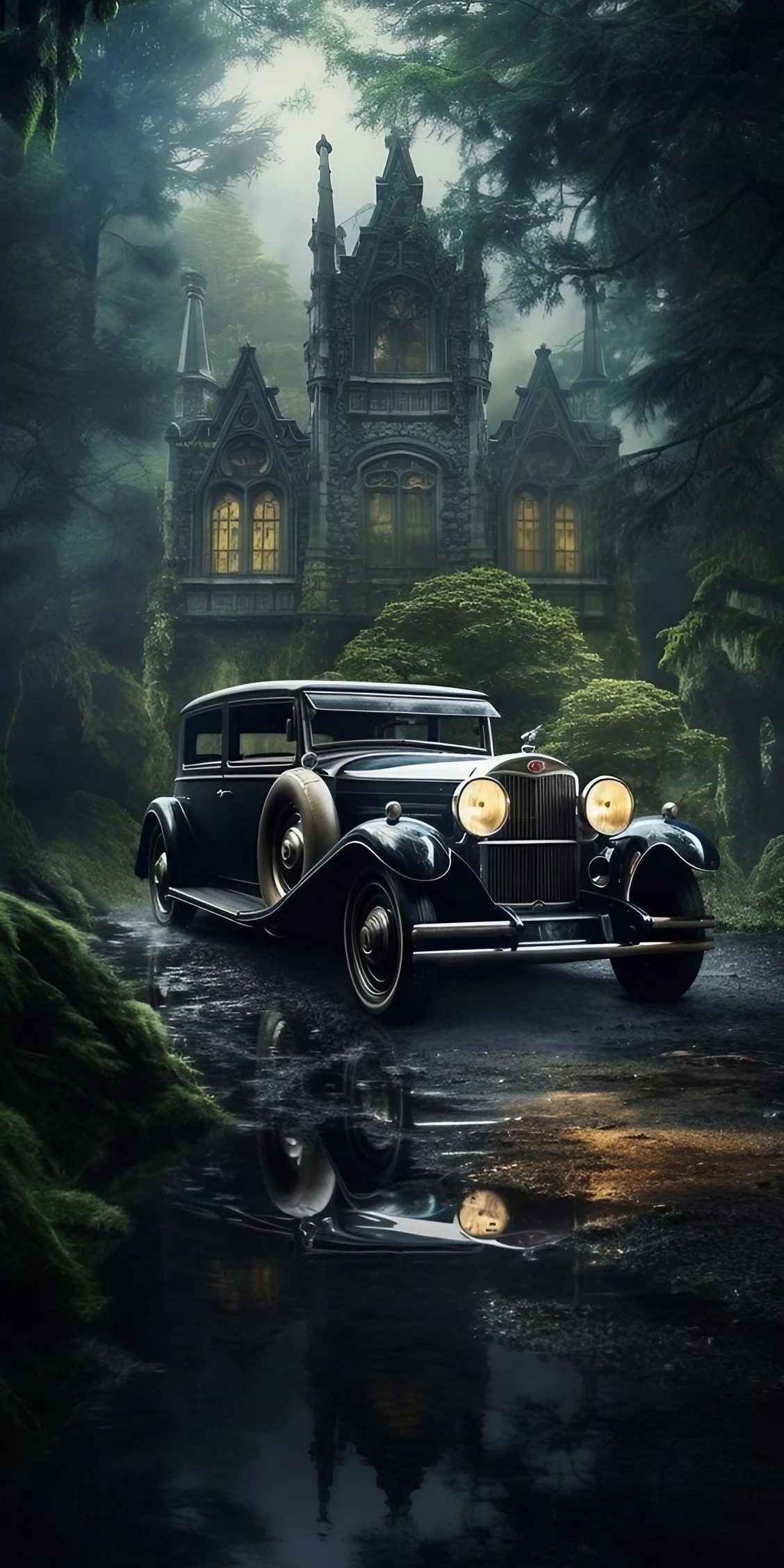 Vintage Car - Black Car