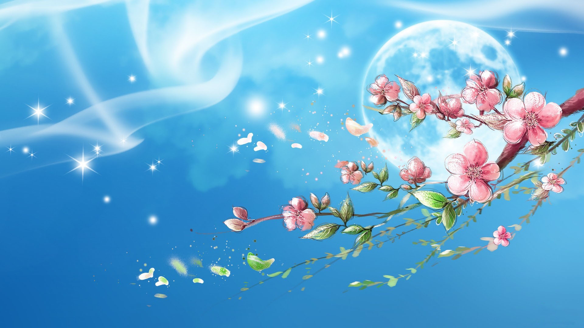 May Background - Beautiful - Painting