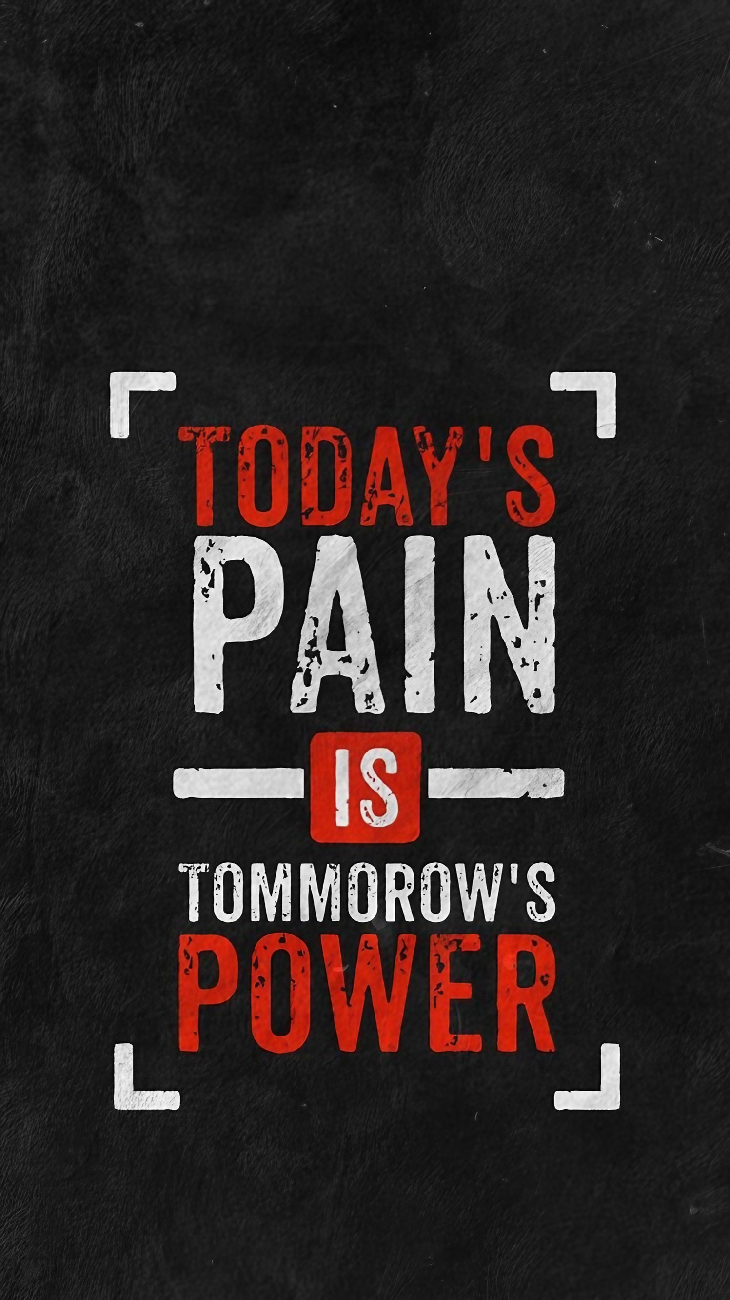 Fitness quotes - Todays pain