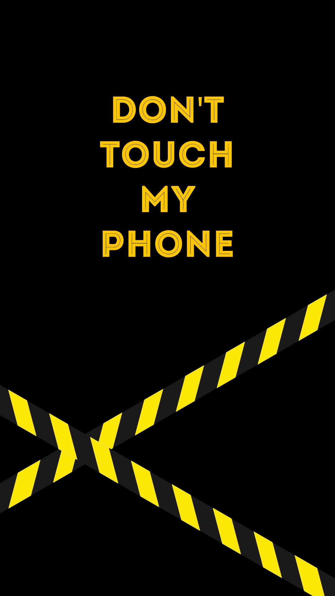 Don't touch my phone