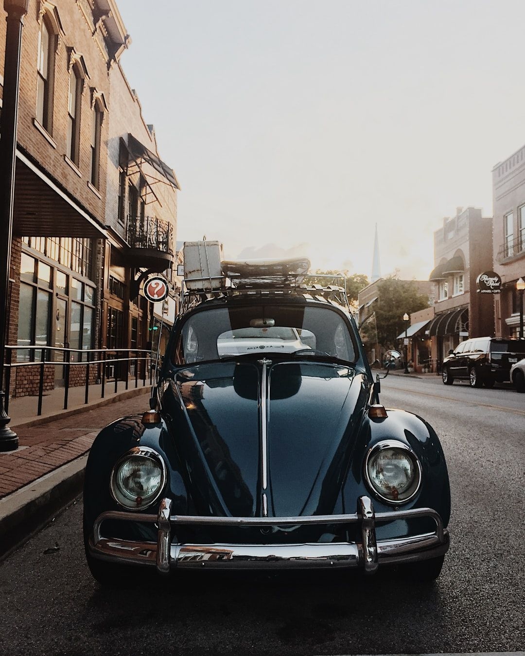 Vintage cars - Volkswagen black Beetle