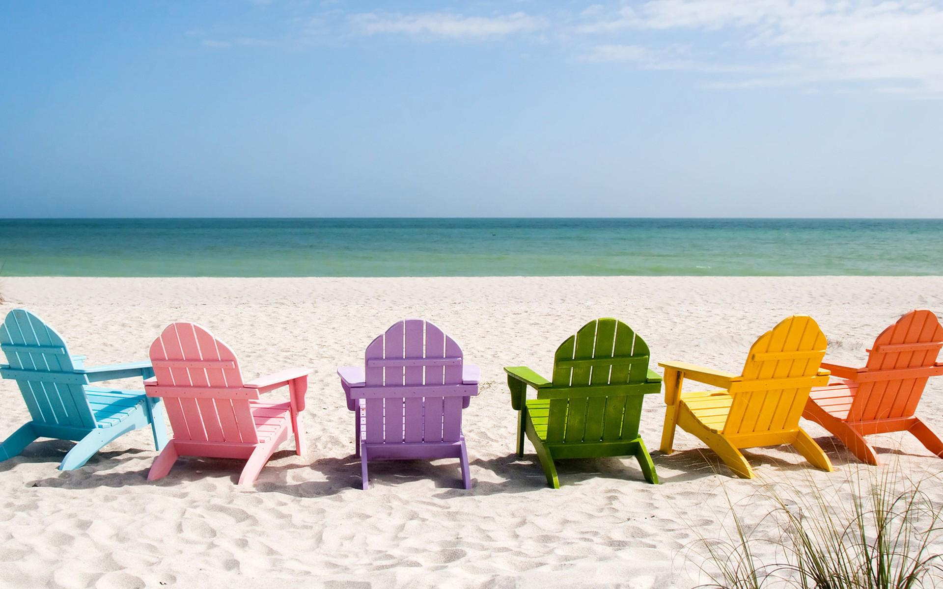 Colourful chairs