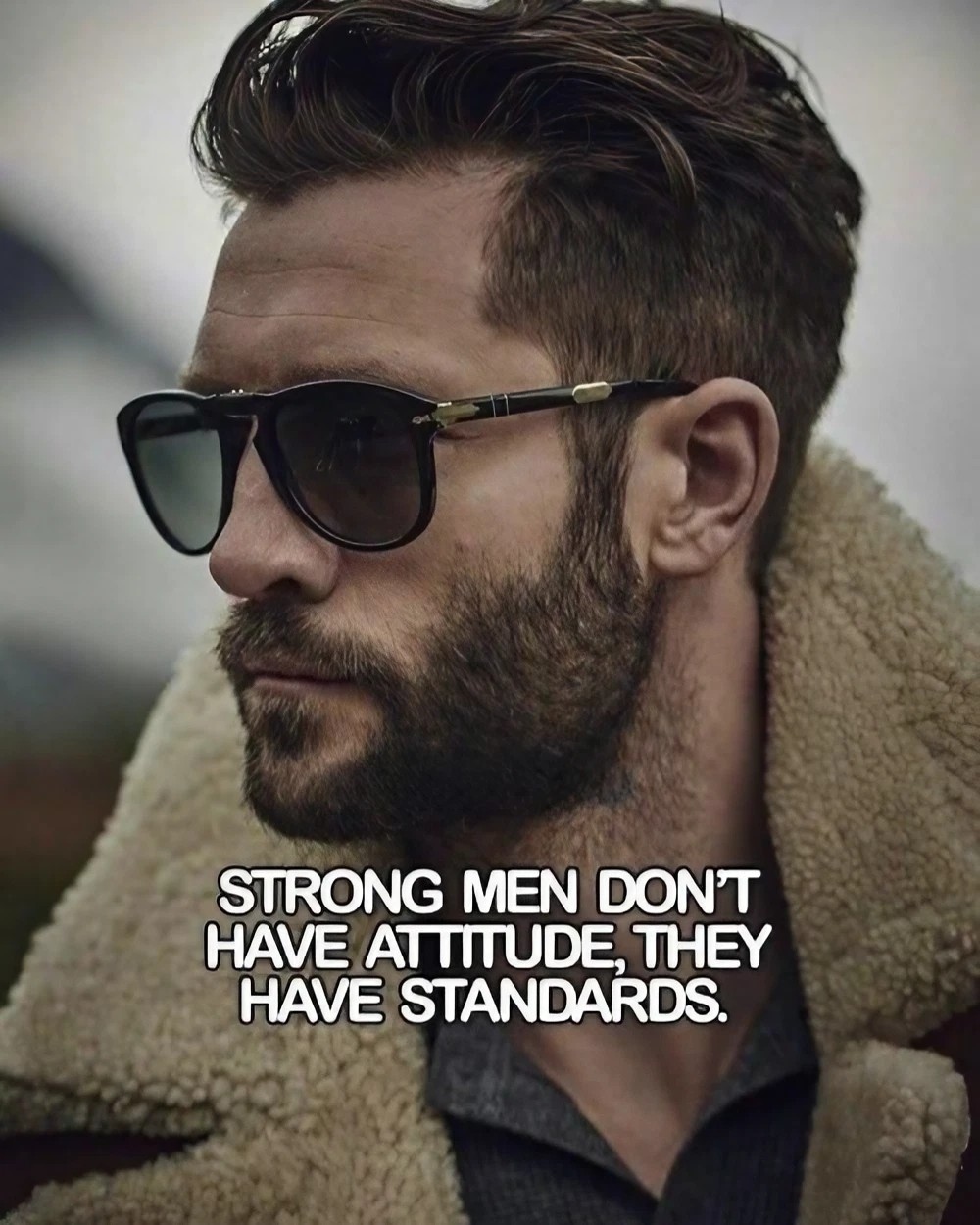 Attitude quotes - Attitude Man With Glasses