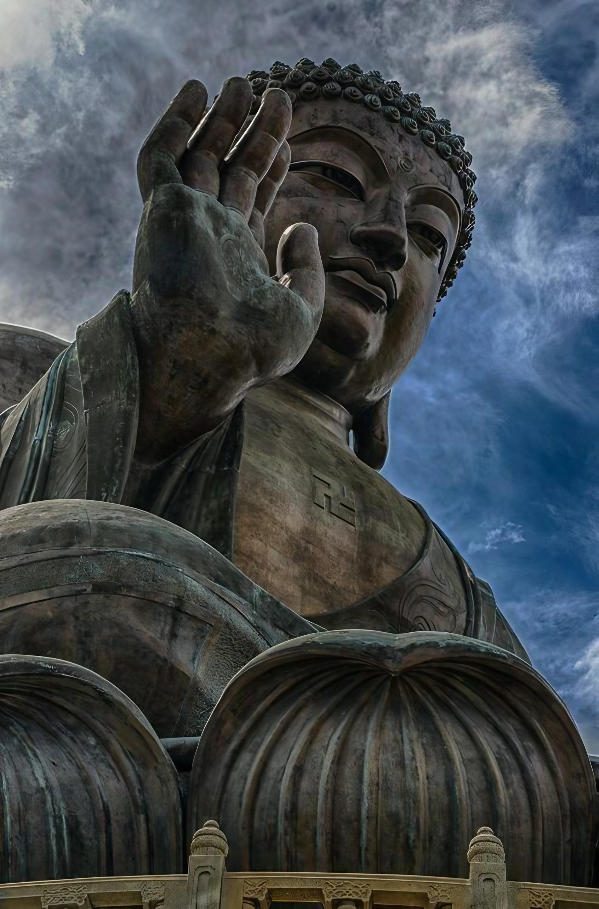 Gautam Buddha Photo - Huge Statue