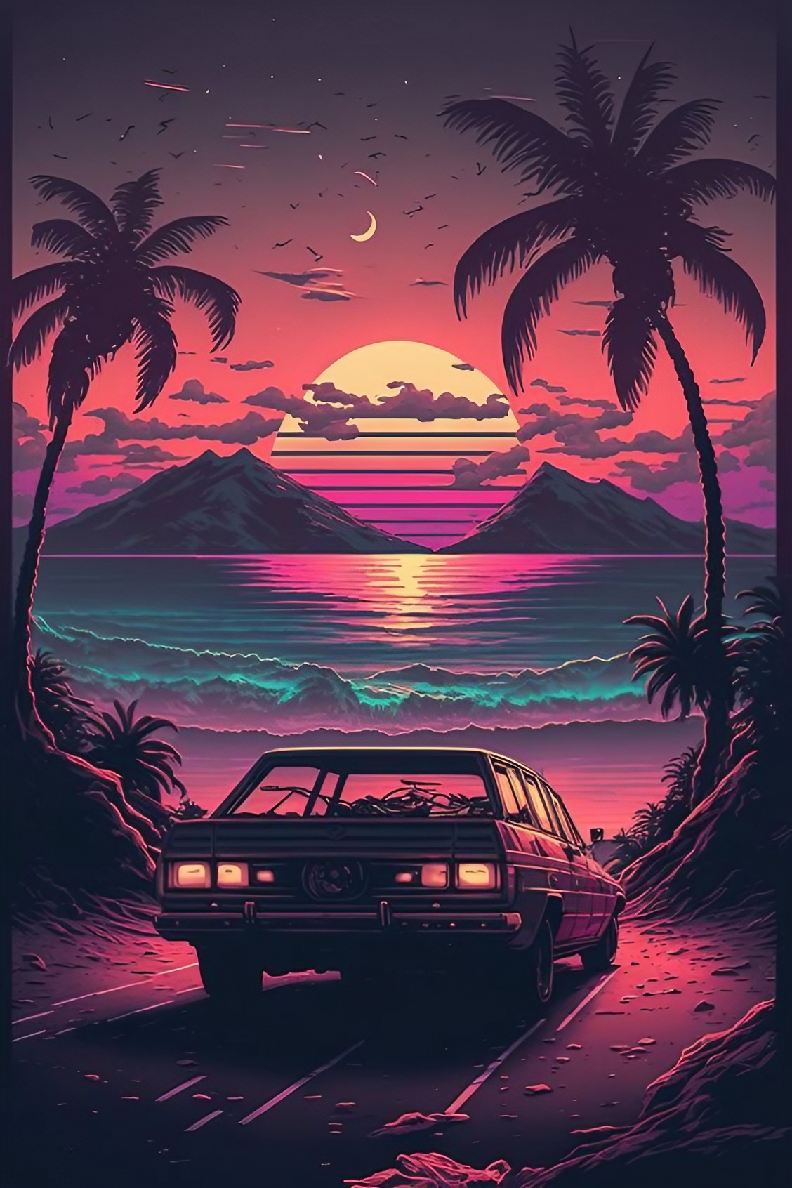 Retro landscape Wallpapers Download | MobCup