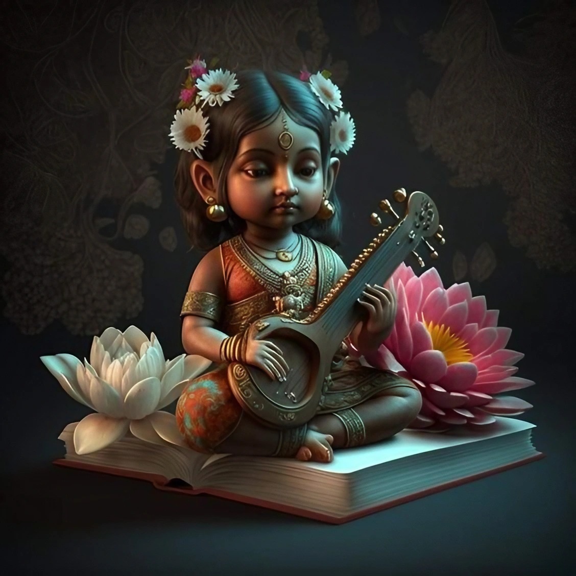 Saraswati Mata Ke - Baby Saraswati Maa