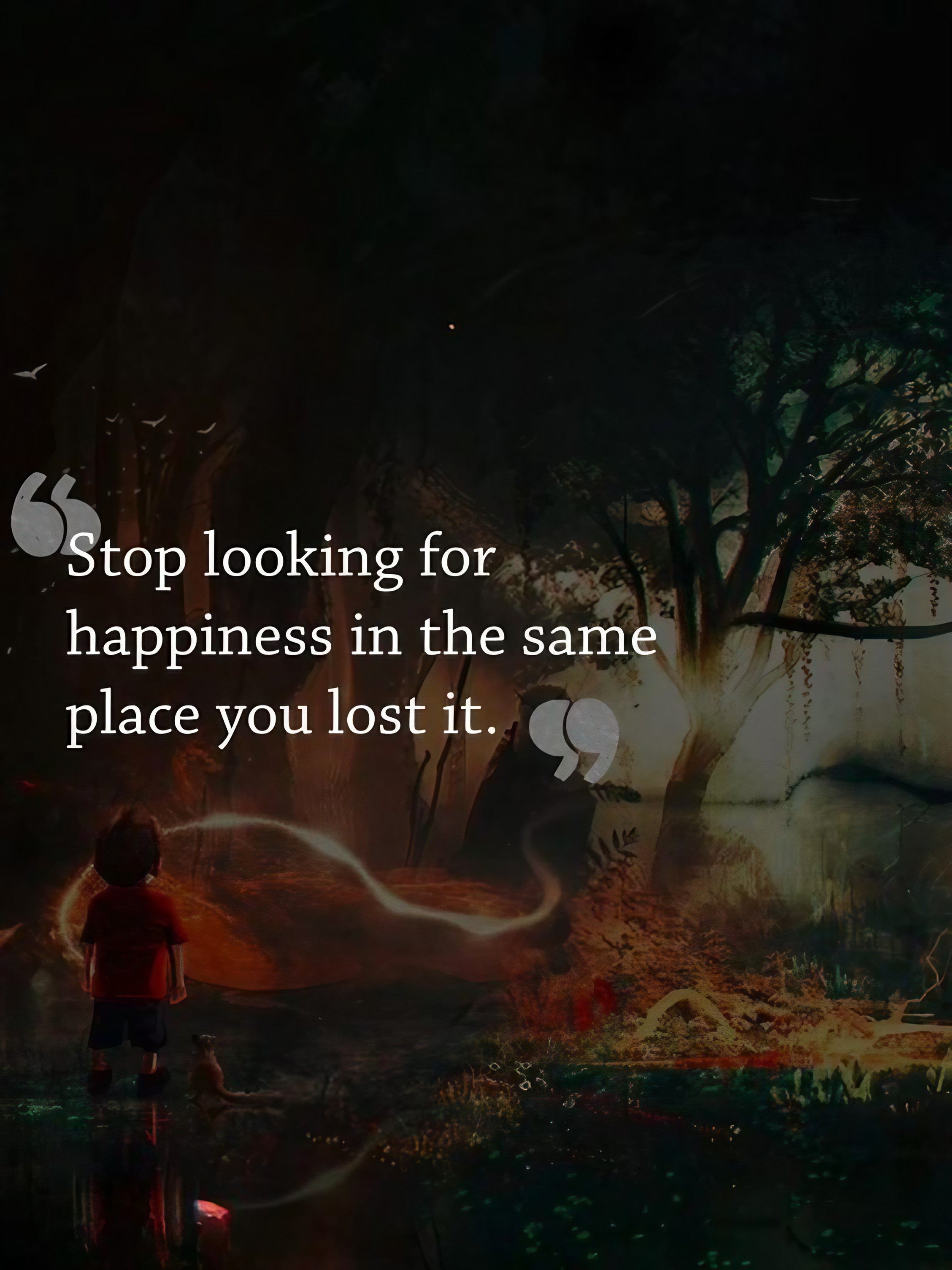 Broken quotes - Stop looking