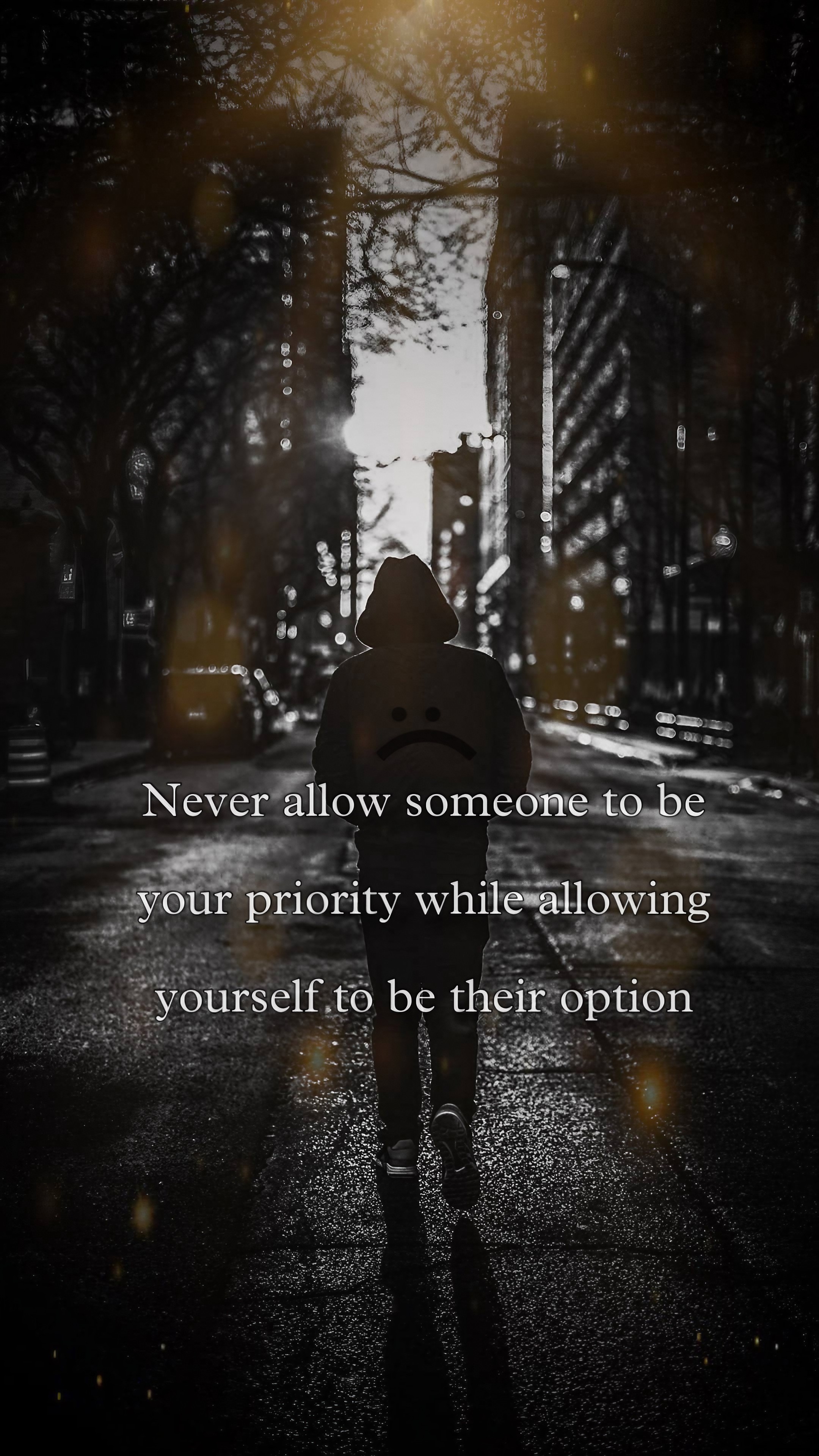 Broken quotes - Alone Boy Walking