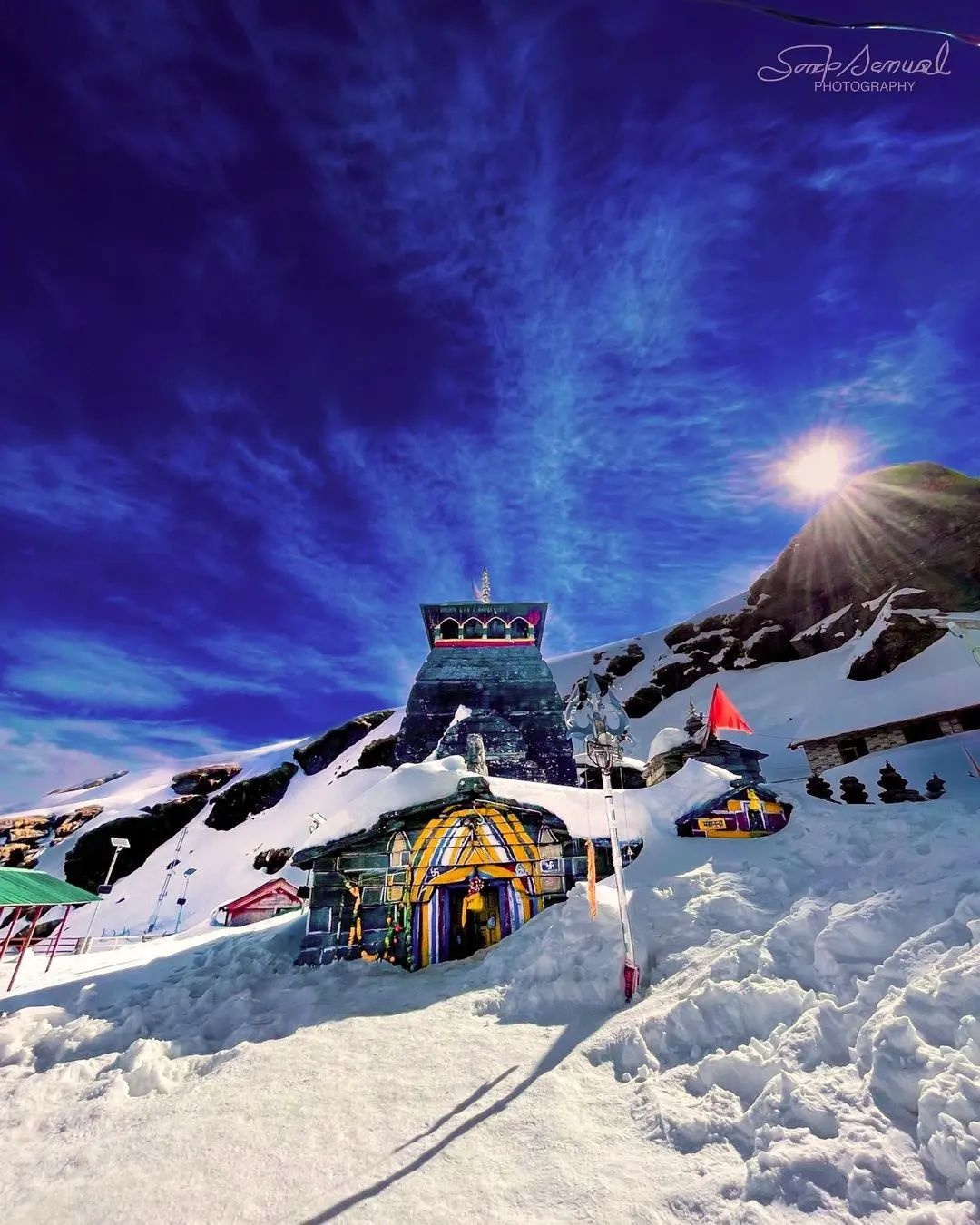 Kedarnath Mandir - ice land