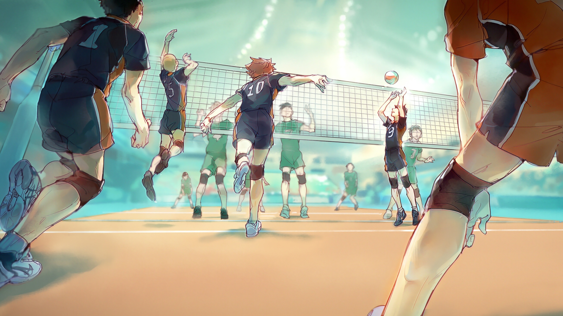 Volleyball - Anime - Art