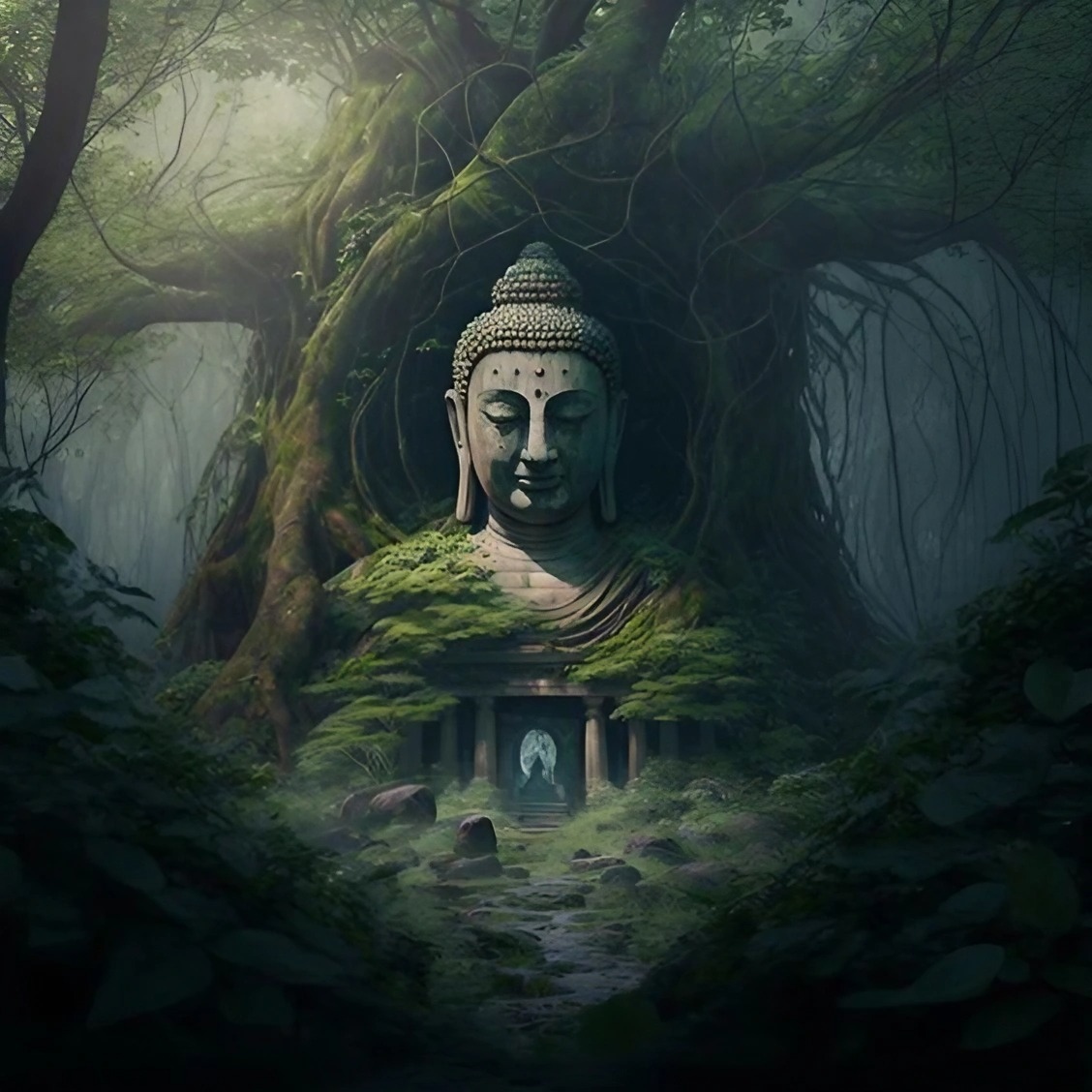 Gautam Buddha Photo - Nature Background