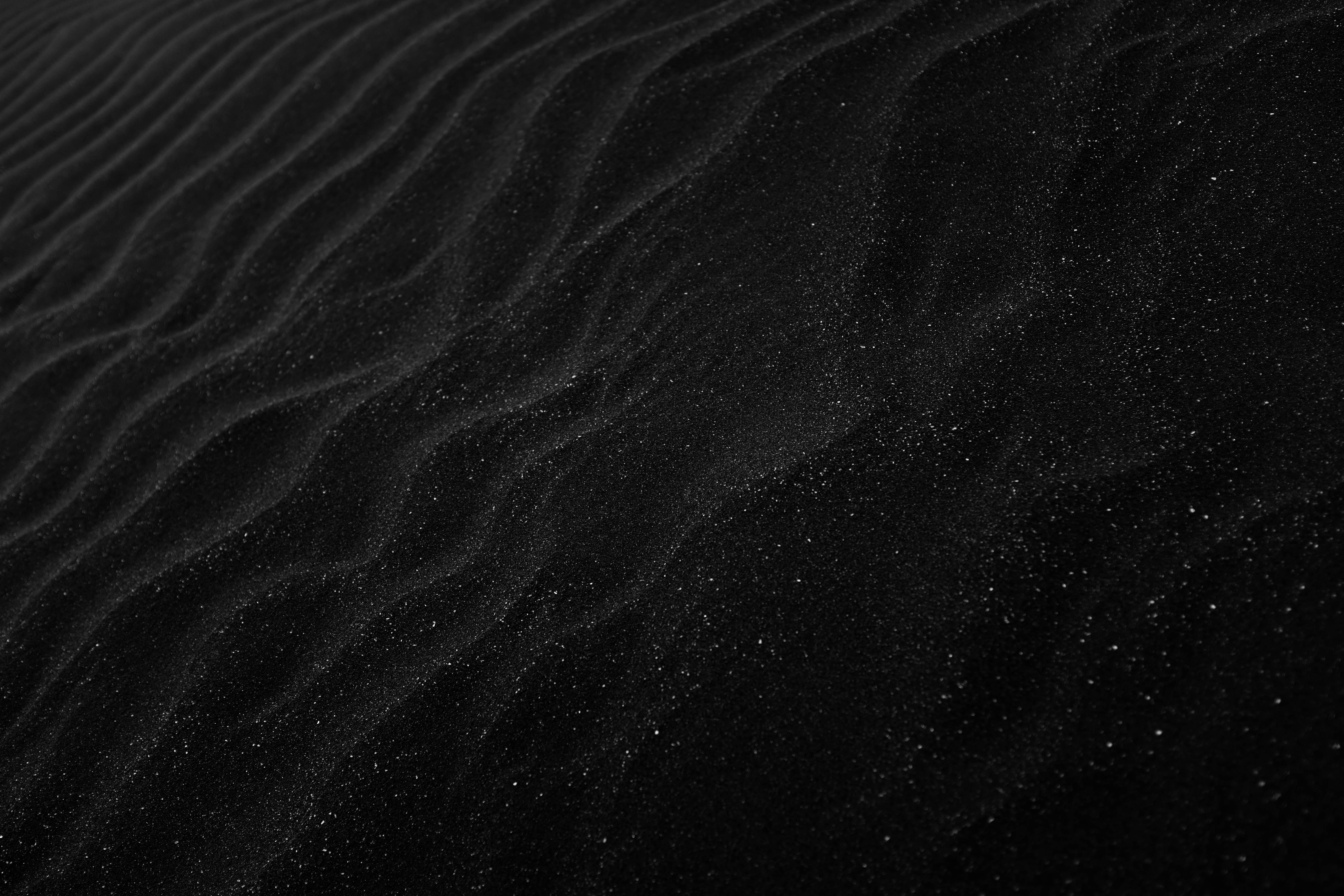 Black Glitter Sand Wallpaper