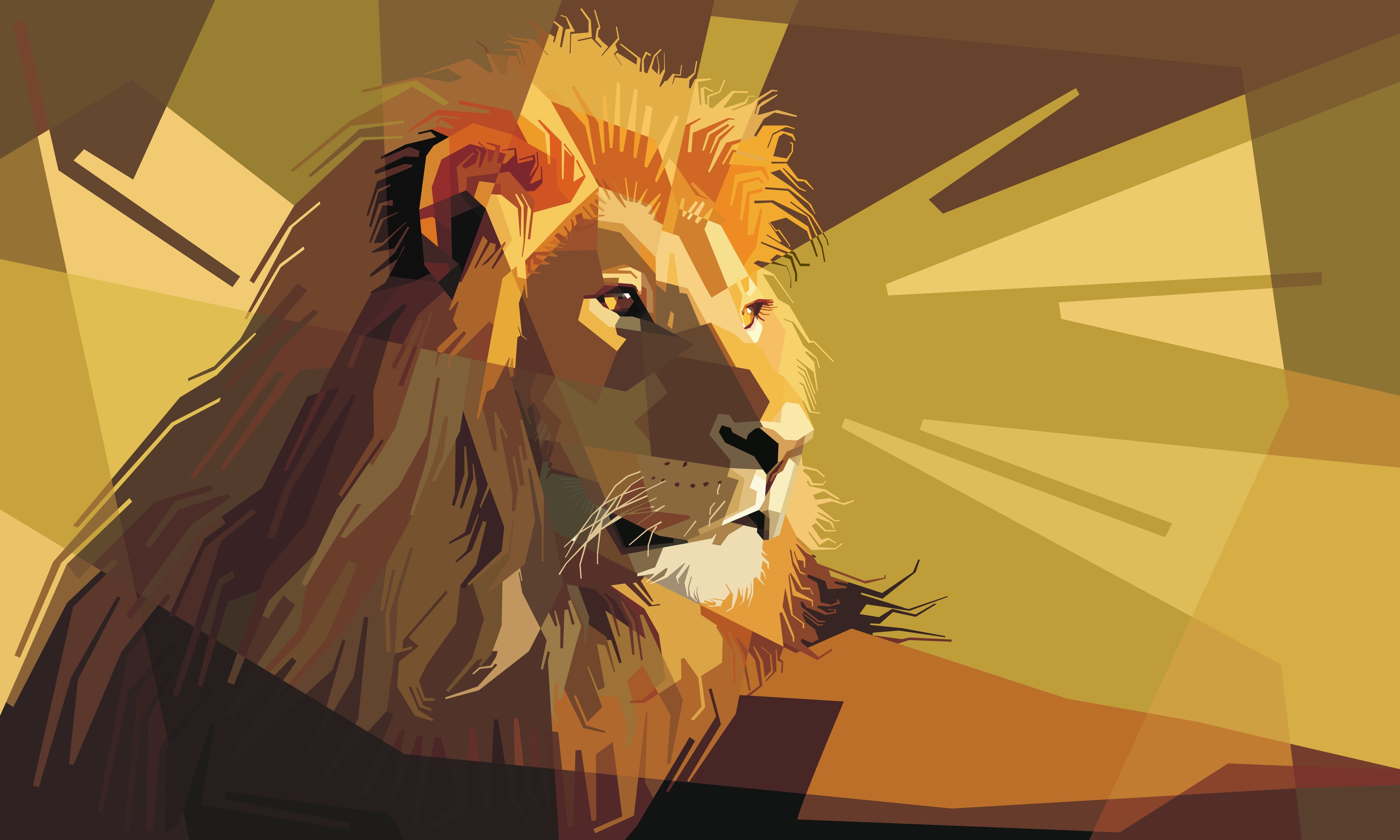 Vector art - Lion