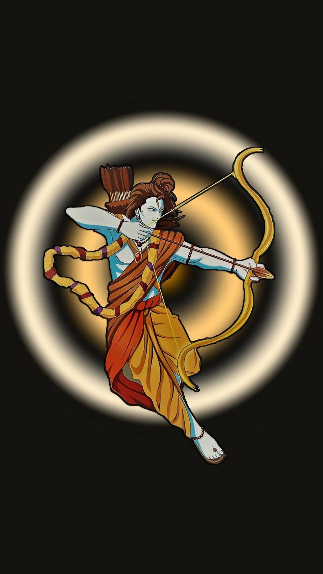 God's Picture - Lord Rama Illustration